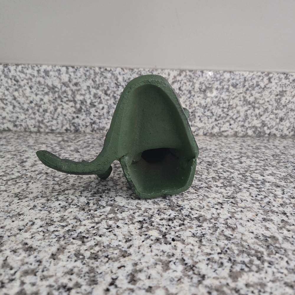 Cast Iron Green Mermaid Figurine - Picture 6 of 9